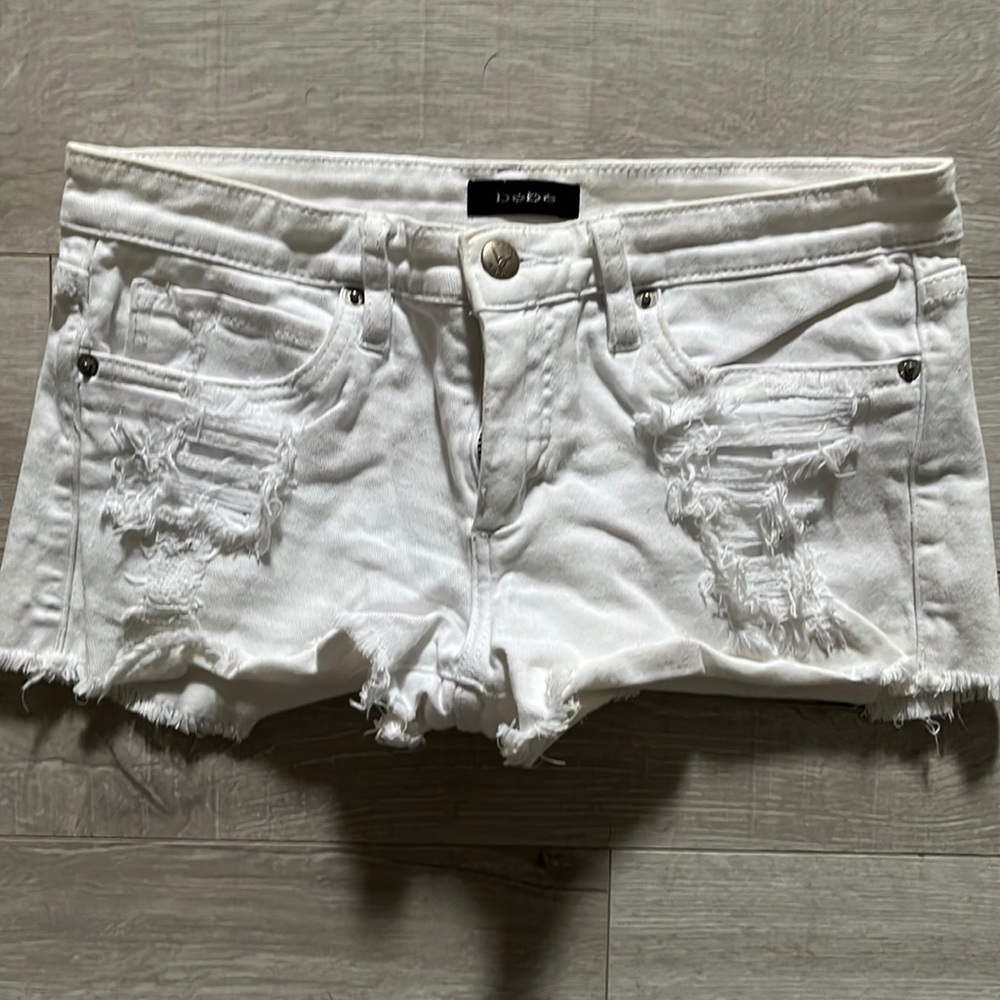 BEBE denim shorts